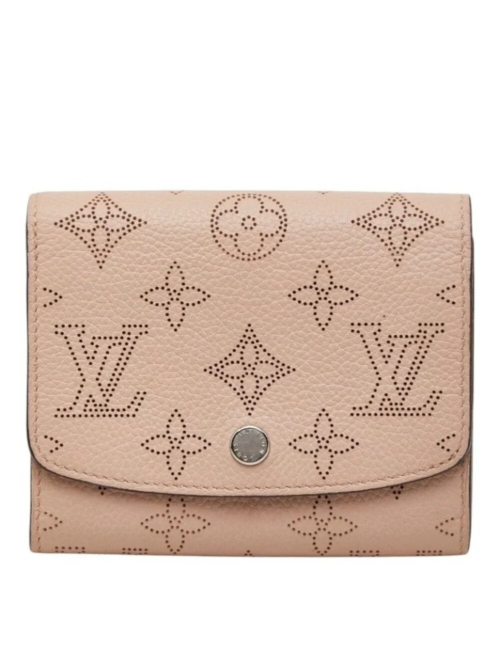 Louis Vuitton Mahina Portefeuille Iris Bifold Wallet Magnolia Pink Leather